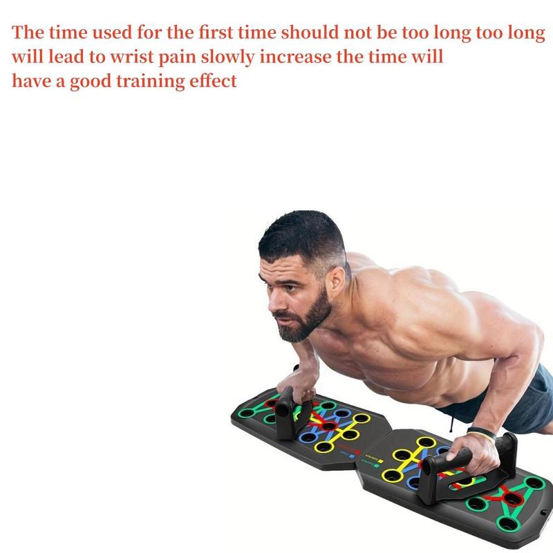 Foldable Push Up Board – Portable Workout System for Full Body Training, Home Gym Equipment, Fitness Gift for Men